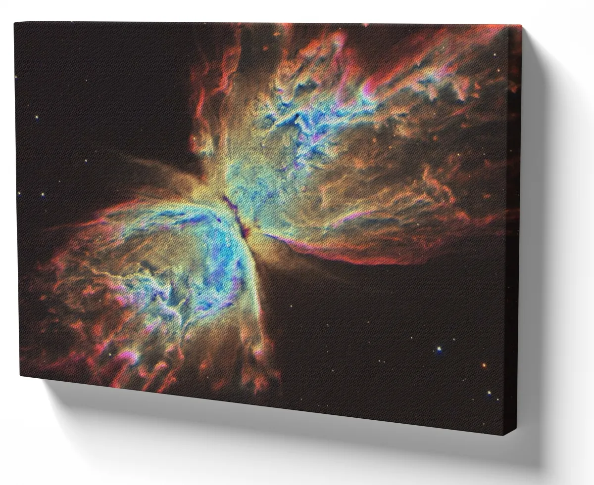 Azulejo decorativo personalizado parede ou mesa Nebulosa Borboleta Imagem