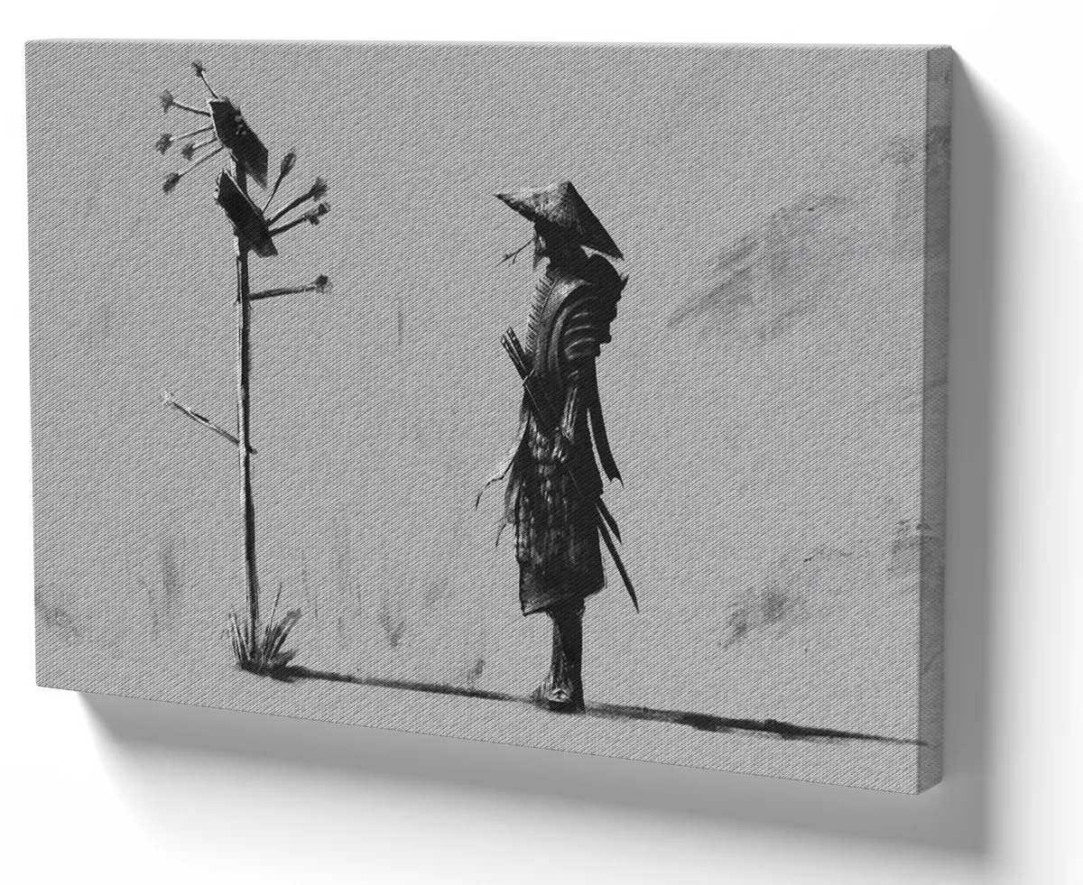 Azulejo decorativo personalizado parede ou mesa Samurai Japão oriental