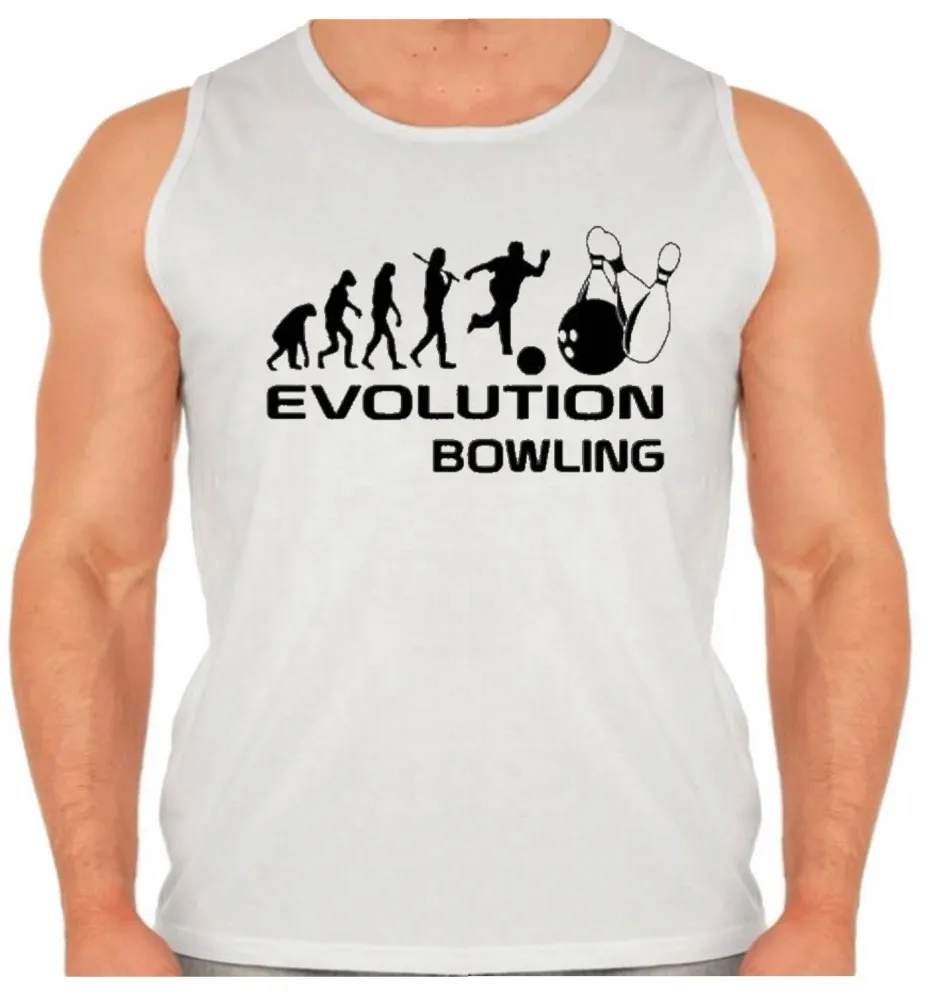 Camiseta Regata adulto ou infantil Boliche bolão jogador evolução Imagem