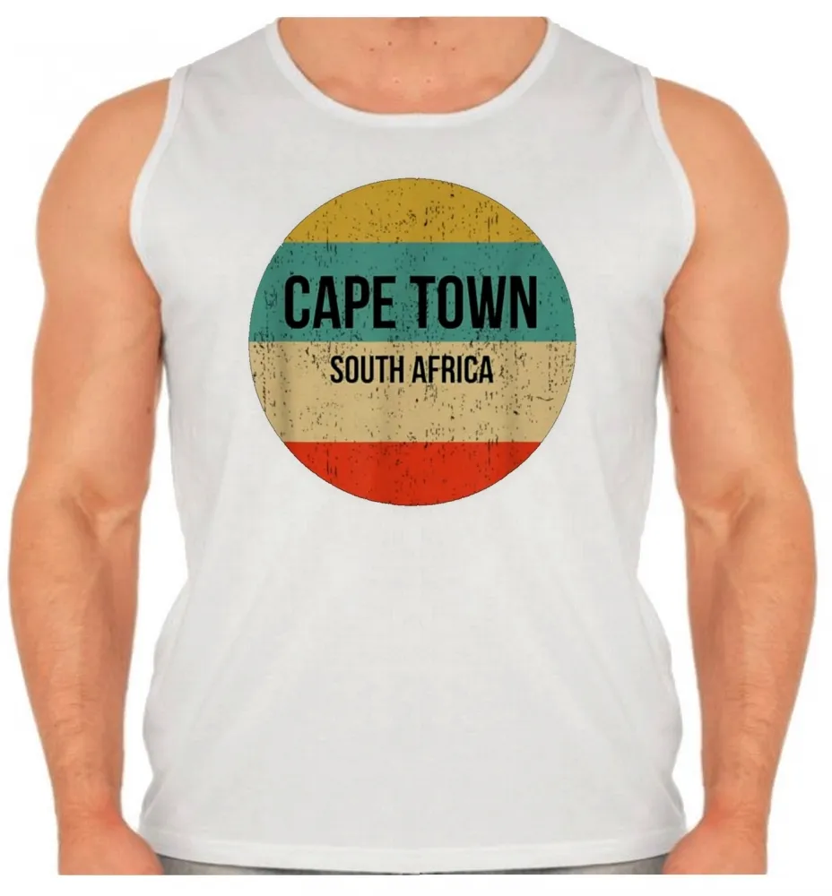 Camiseta Regata adulto ou infantil Cidade do cabo africa do sul