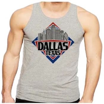 Camiseta Regata adulto ou infantil Dallas Texas lembrança