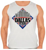 Camiseta Regata adulto ou infantil Dallas Texas lembrança - Foto 2