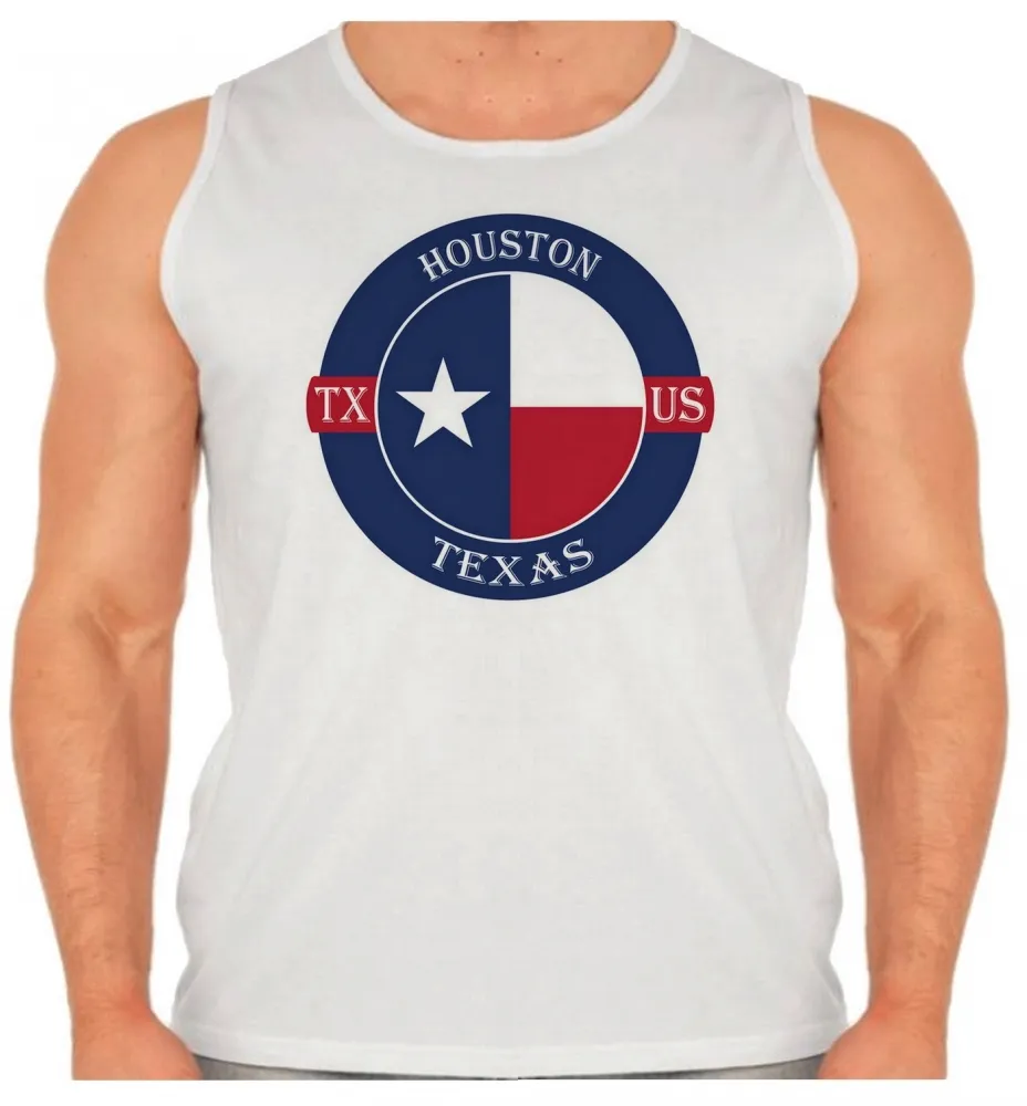 Camiseta Regata adulto ou infantil Houston texas lembrança