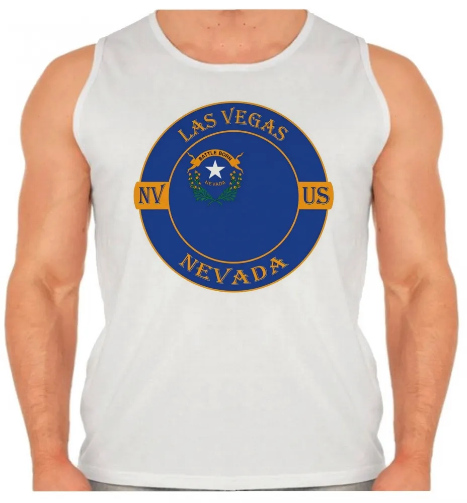 Camiseta Regata adulto ou infantil Las vegas nevada lembrança Imagem