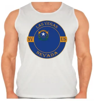 Camiseta Regata adulto ou infantil Las vegas nevada lembrança