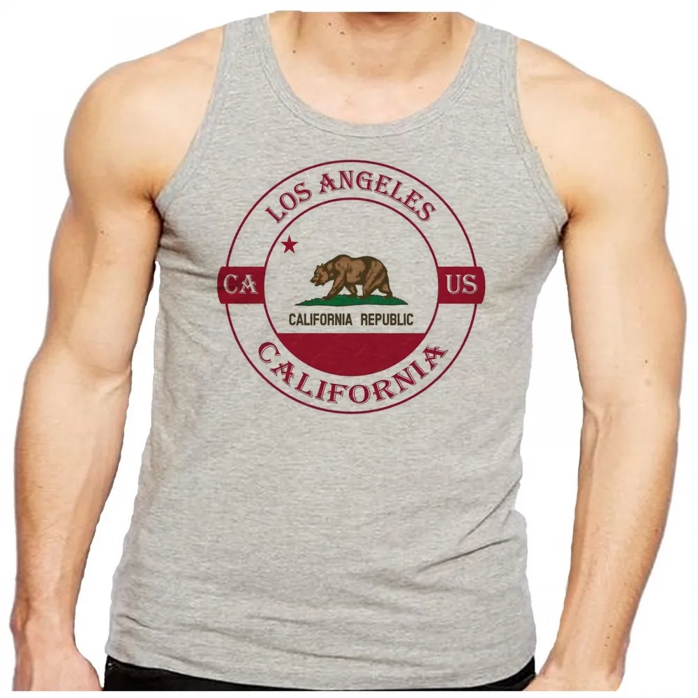 Camiseta Regata adulto ou infantil Los Angeles California Lembrança