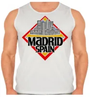 Camiseta Regata adulto ou infantil Madri Espanha Lembrança - Foto 2