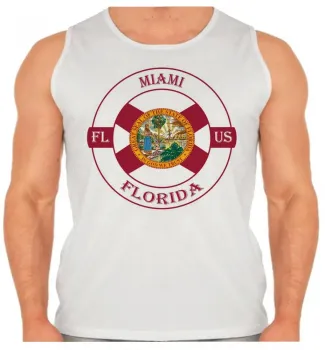 Camiseta Regata adulto ou infantil Miami Florida Lembrança - Foto 2