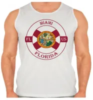 Camiseta Regata adulto ou infantil Miami Florida Lembrança - Foto 2