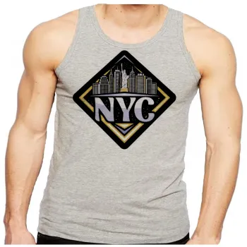 Camiseta Regata adulto ou infantil New York city NY lembrança