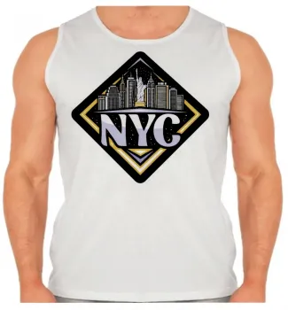 Camiseta Regata adulto ou infantil New York city NY lembrança - Foto 2