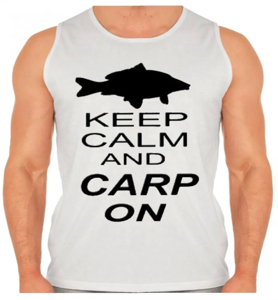 Camiseta Regata adulto ou infantil Peixe pescaria pescador carpa on