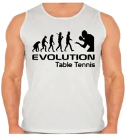 Camiseta Regata adulto ou infantil Ping pong tenis de mesa jogador - Foto 2
