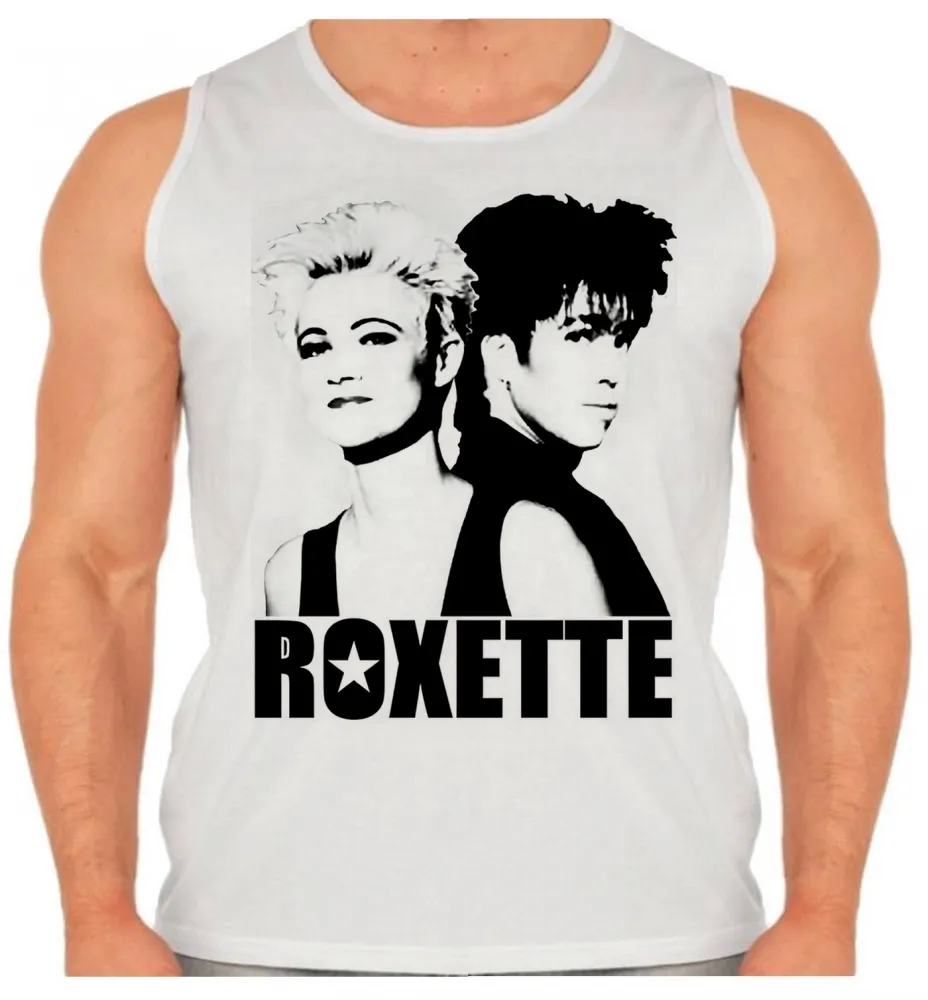 Camiseta Regata adulto ou infantil Roxette banda rock antiga Imagem