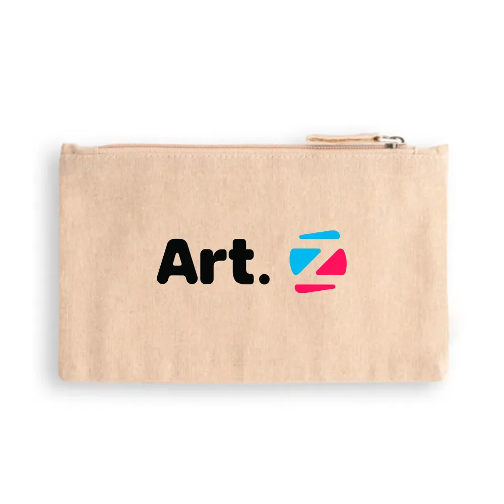 Necessaire Algodão Reciclado - 12x23cm