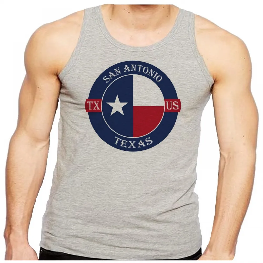Camiseta Regata adulto ou infantil San Antonio Texas lembrança Imagem