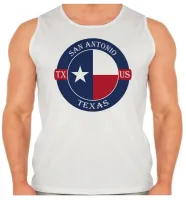 Camiseta Regata adulto ou infantil San Antonio Texas lembrança - Foto 2