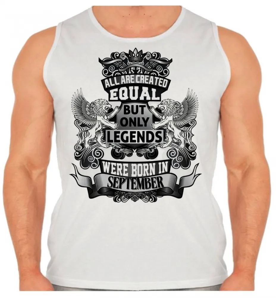 Camiseta Regata adulto ou infantil Setembro Aniversário Melhores nasceram Imagem