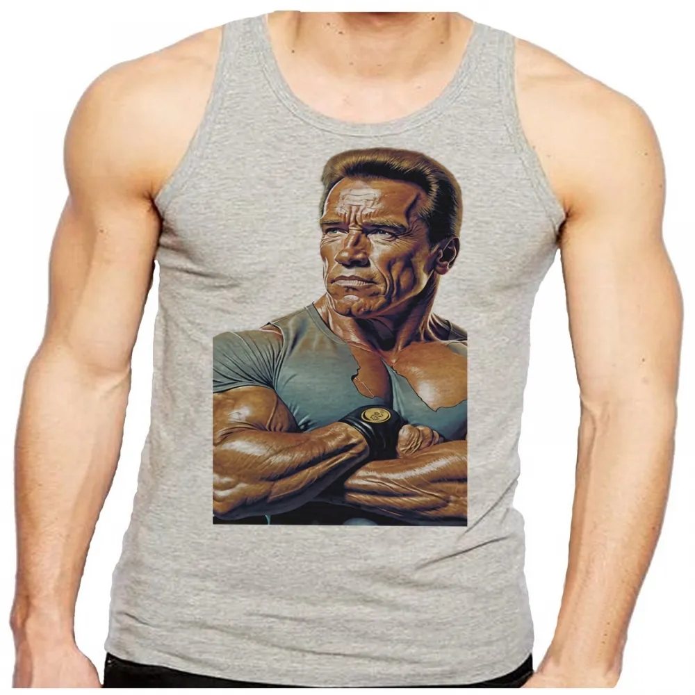 Camiseta Regata adulto ou infantil arnold schwarzenegger musculação