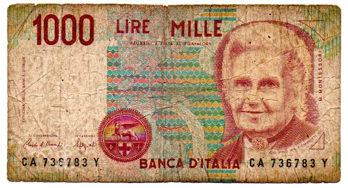 Itália - 1000 Lire - Cédula Estrangeira - R