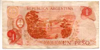 Argentina - 1 Peso - Cédula Estrangeira - MBC - Foto 2