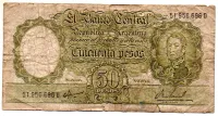 Argentina - 50 Pesos - Cédula Estrangeira - R