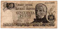 Argentina - 50 Pesos - Cédula Estrangeira - R