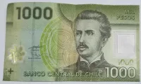 Chile - 1000 Pesos - Cédula Estrangeira - Polímero - MBC