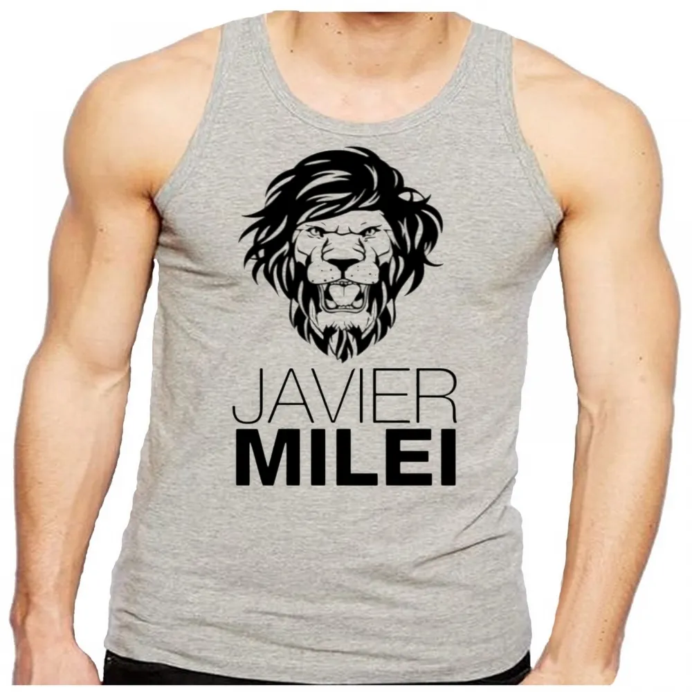 Camiseta Regata adulto ou infantil Javier Milei Argentina