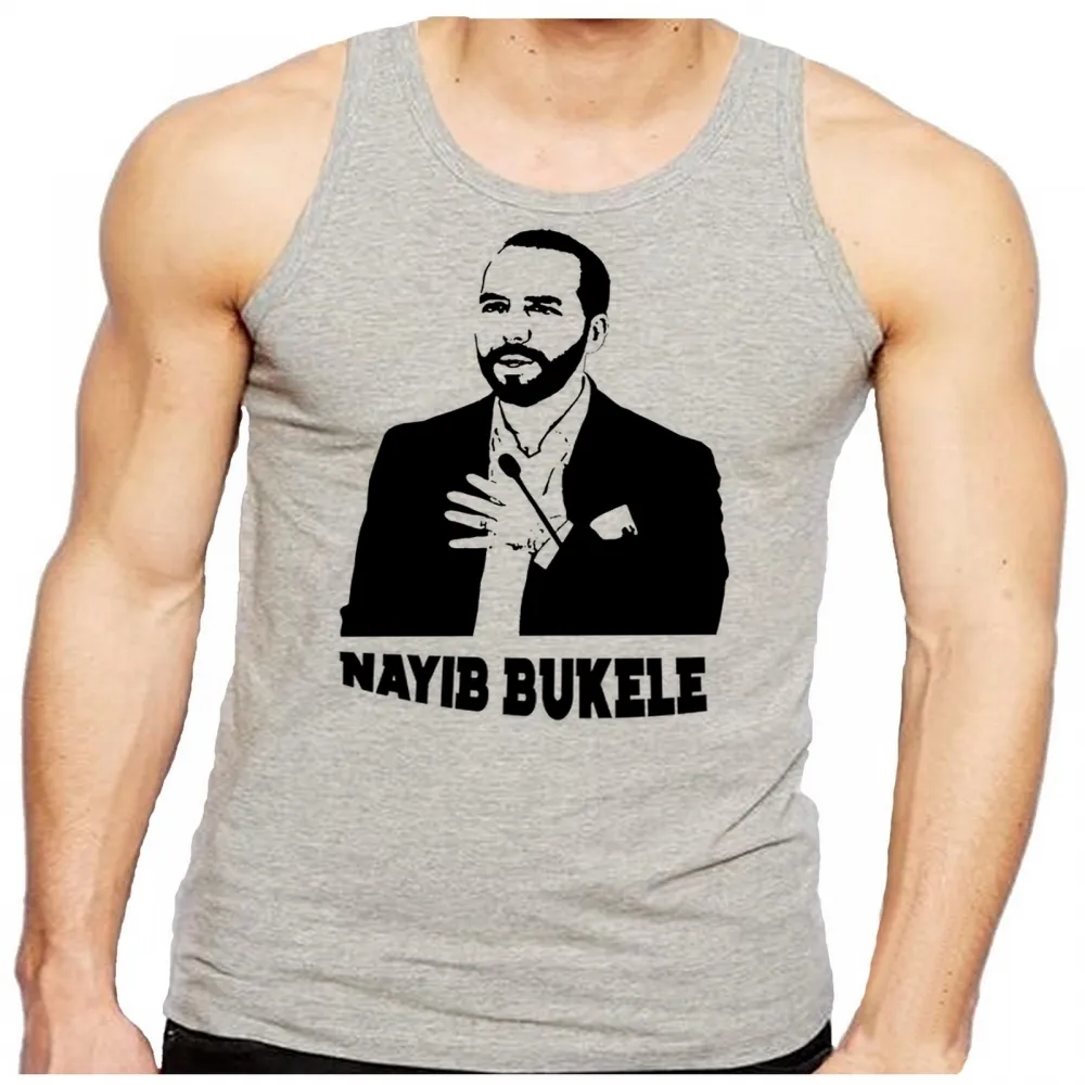 Camiseta Regata adulto ou infantil Nayib Bukele presidente