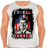 Camiseta Regata adulto ou infantil Ronald Reagan Presidente americano - Foto 2