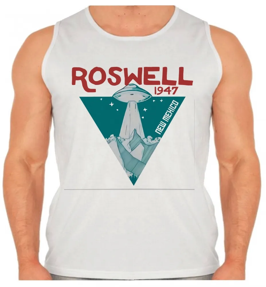 Camiseta Regata adulto ou infantil Roswell area 51 alien et ovni venom Imagem