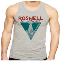Camiseta Regata adulto ou infantil Roswell area 51 alien et ovni venom - Foto 2