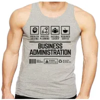 Camiseta Regata adulto ou infantil Administração de empresas - Foto 2