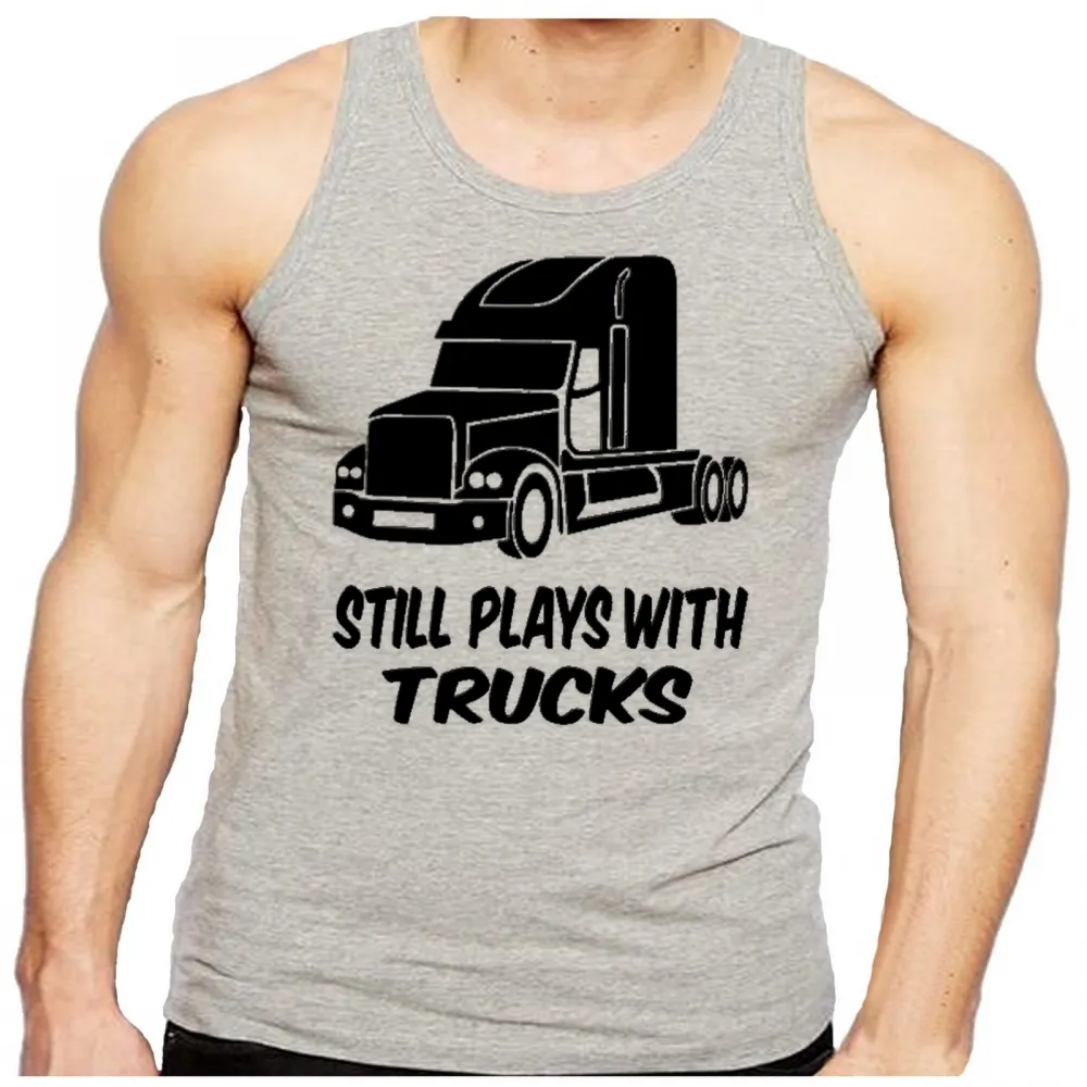 Camiseta Regata adulto ou infantil caminhão play camioneiro motorista