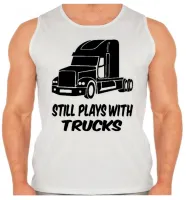 Camiseta Regata adulto ou infantil caminhão play camioneiro motorista - Foto 2
