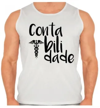 Camiseta Regata adulto ou infantil Contabilidade contador contadora - Foto 2