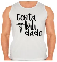 Camiseta Regata adulto ou infantil Contabilidade contador contadora - Foto 2