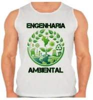 Camiseta Regata adulto ou infantil Engenharia Ambiental profissão - Foto 2