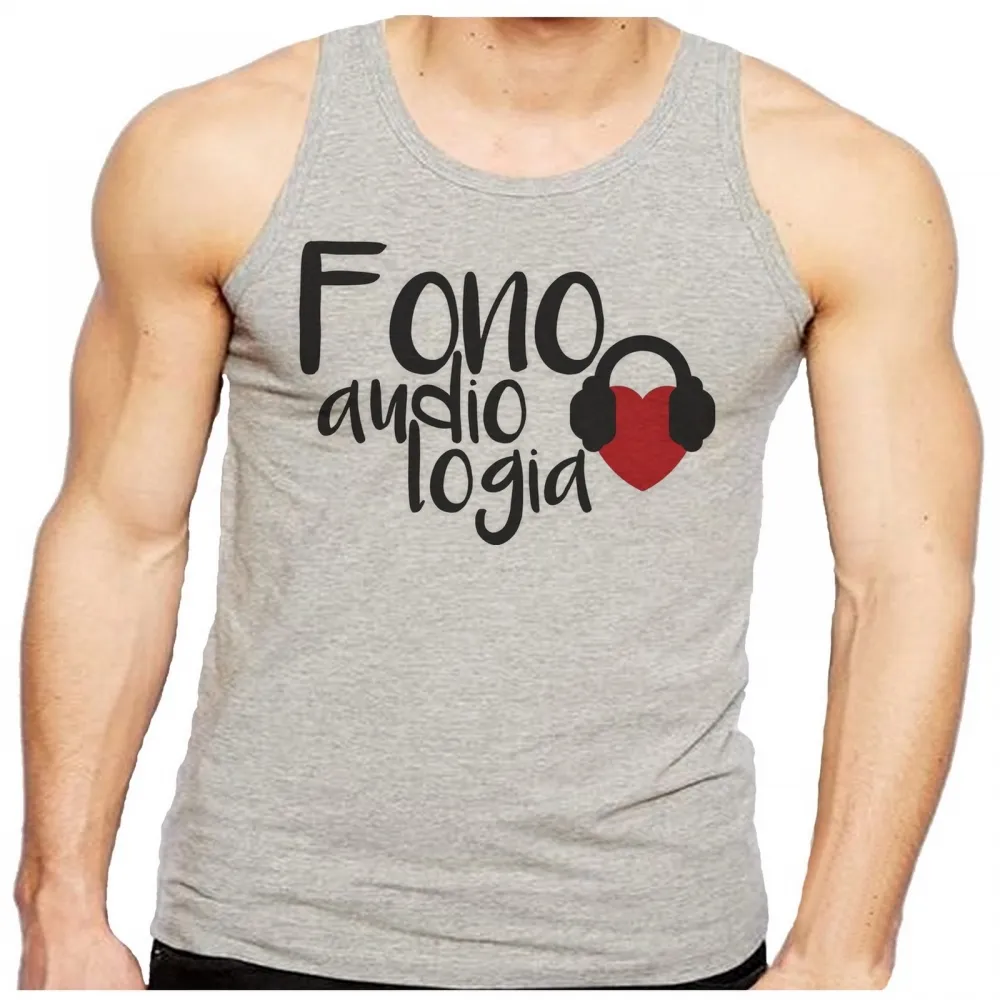 Camiseta Regata adulto ou infantil Fonoaudiologia fonoaudiologa profissão Imagem
