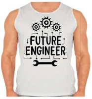 Camiseta Regata adulto ou infantil Futuro engenheiro engenharia - Foto 2