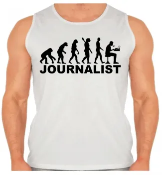 Camiseta Regata adulto ou infantil Jornalismo jornalista