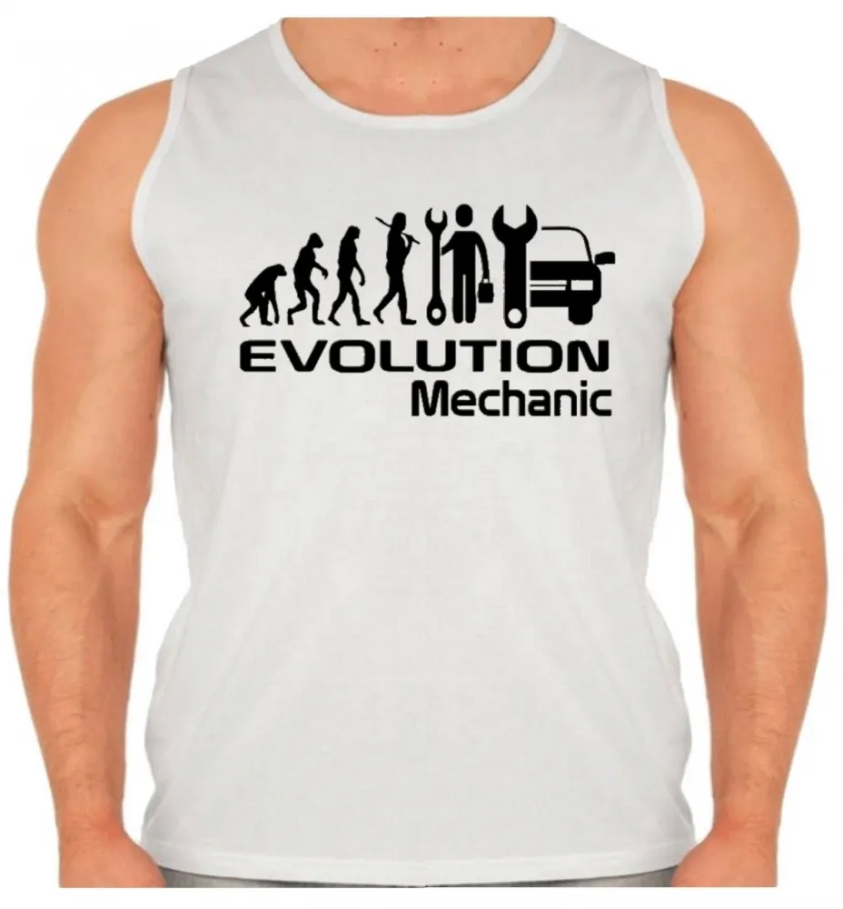 Camiseta Regata adulto ou infantil Mecanico carros oficina evolução
