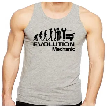 Camiseta Regata adulto ou infantil Mecanico carros oficina evolução - Foto 2