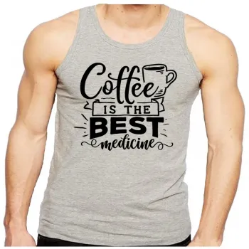 Camiseta Regata adulto ou infantil Medicina Café melhor remédio - Foto 2