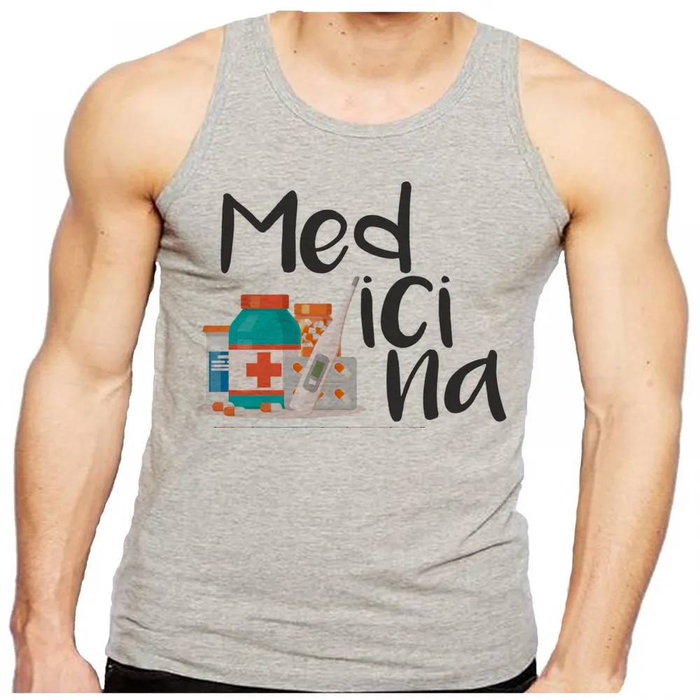 Camiseta Regata adulto ou infantil Medicina Medico DR