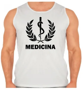 Camiseta Regata adulto ou infantil Medicina medico saude