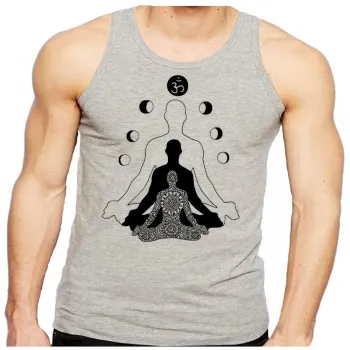 Camiseta Regata adulto ou infantil Meditação Yoga Reiki meditar