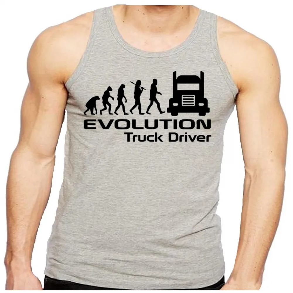 Camiseta Regata adulto ou infantil Motorista caminhão evolução caminhoneiro