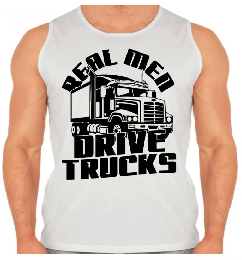 Camiseta Regata adulto ou infantil Motorista caminhão truck caminhoneiro Imagem